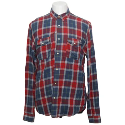 Chemise en flanelle (Rouge, Bleu, Blanc) de Jack & Jones Vintage Coton