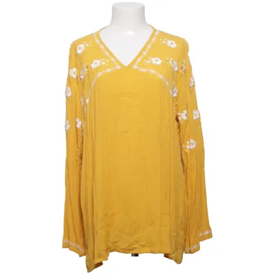 Tunic (Yellow, White) from Ulla Popken Polyester, Viscose