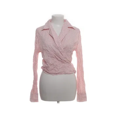 Wikkelblouse (Roze, Wit) van & Other Stories Elastaan, Katoen