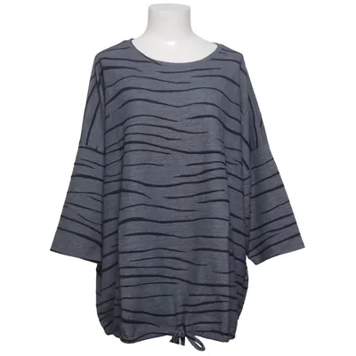 Topp (Grå, Svart) från Laura Torelli Elastan, Polyester, Viskos