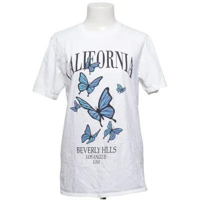T-shirt (Wit, Blauw) van Pretty Body