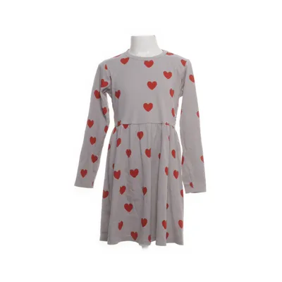 Klänning (Grå, Röd) från Mini Rodini Ekologisk bomull, Elastan