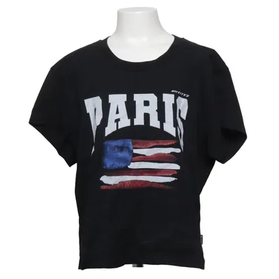 T-shirt (Svart, Flerfärgad) från Eytys Elastan, Ekologisk bomull