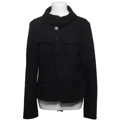 Safarijacke (Schwarz) von S. Milton Acetat, Wolle