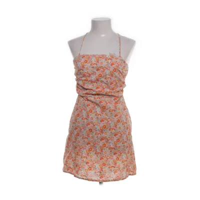 Dress (Orange, Multicolored) from ASOS Design Cotton, Linen