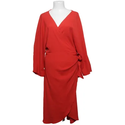 Wrap dress (Red) from Lindex Elastane, Polyester