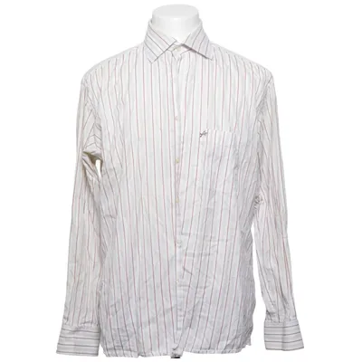 Shirt (White, Blue, Brown) from Frans Molenaar Cotton