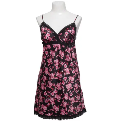 Negligé (Zwart, Roze) van Esmara Lingerie Elastaan, Polyamide, Polyester