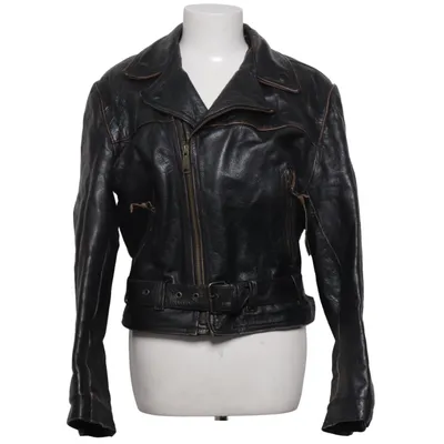 Bikerjack (Zwart) van Echt Leder Leer