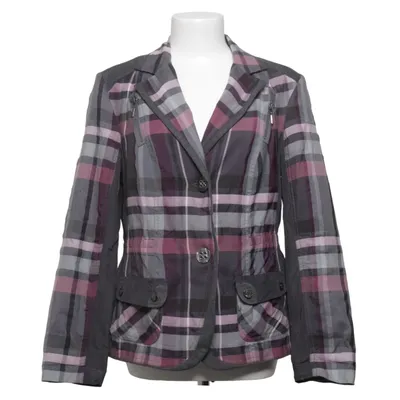Blazer (Gray, Purple, White) from Mona Lisa Polyester