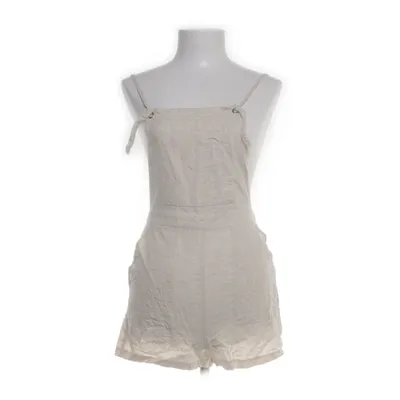 Hängselkjol (Gul) från Bershka Linne, Lyocell, Bomull, Polyester