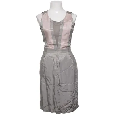 Jurk (Grijs) van Rosemunde Polyester, Viscose