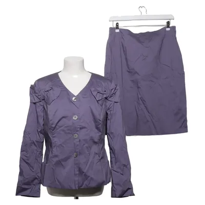 Skirt suit (Purple) from Barbara Schwarzer Cotton, Elastane, Polyamide, Viscose