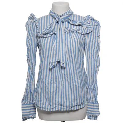 Blouse (Bleu, Blanc) de Custommade Coton
