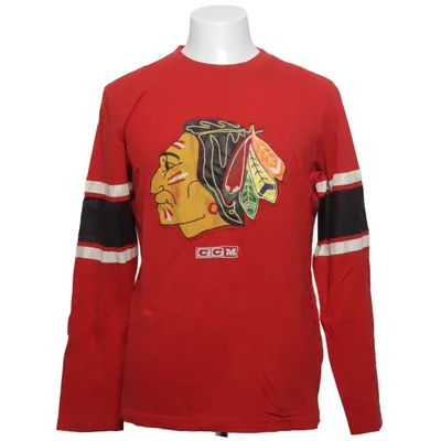 Long sleeve T-shirt (Red, Black, White) from CCM Cotton