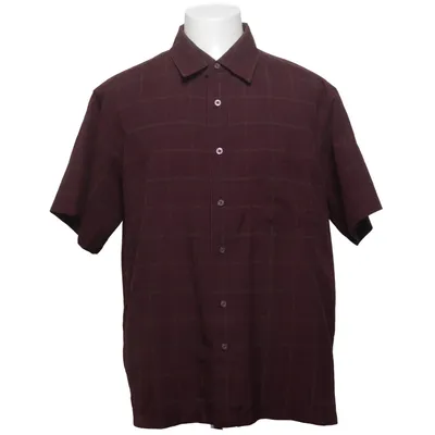 Chemise à manches courtes (Rouge) de Haggar Polyester
