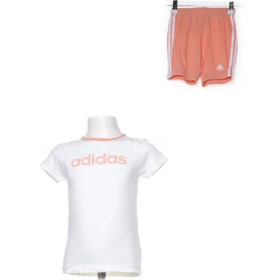 Träningsset (Vit, Orange) från Adidas Bomull
