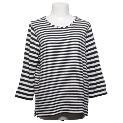 Långärmad t-shirt (Svart, Vit) från Lisa Tossa Elastan, Polyester, Viskos