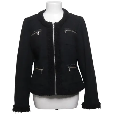 Jacket (Black) from Alice Bizous Polyester, Wool
