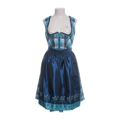 Dirndl (Blauw, Meerkleurig) van Spieth & Wensky Acetaat, Katoen, Elastaan, Polyester