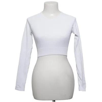 Crop top (Wit) van Aim'n Elastaan, Polyamide