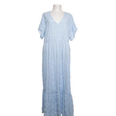 Klänning (Blå, Vit) från Object Elastan, Polyester, Viskos