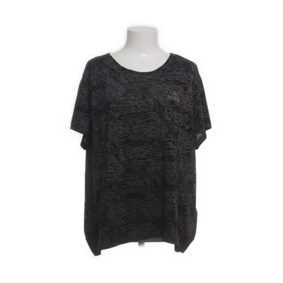 Top (Gray, Black) from Sports Polyester, Viscose