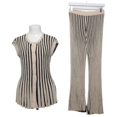 Set (Beige, Black) from Zara Acrylic, Polyamide