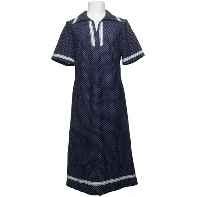 Dress (Blue, White)