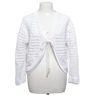 Cardigan cache-cœur (Blanc) de Chic Acrylique, Coton