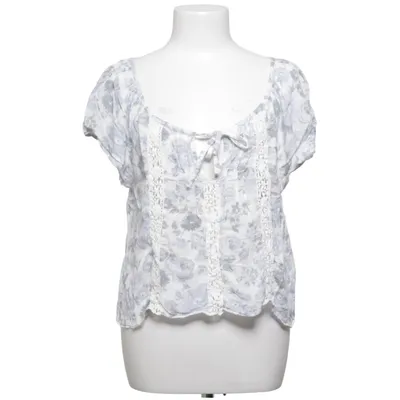 Top (Hvid, Grå) fra Abercrombie & Fitch Viscose