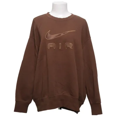 Sweatshirt (Bruin) van Nike Air Katoen, Polyester