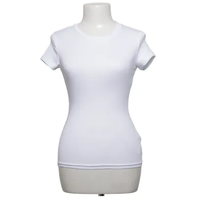 T-shirt (Vit) från Gina Tricot Elastan, Ekologisk bomull
