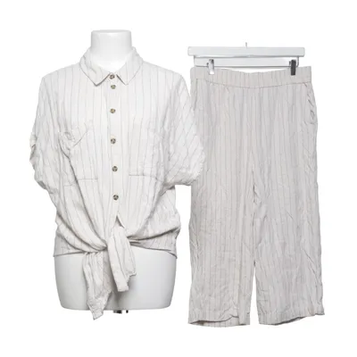 Set (Beige) från Pieces Linne, Viskos
