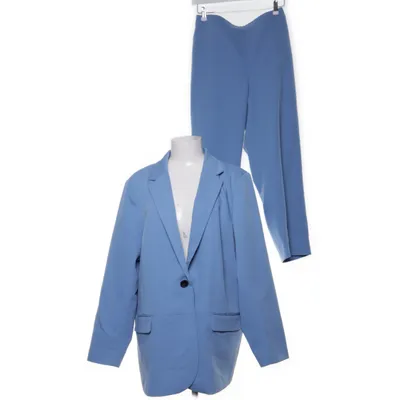 Kostym (Blå) från Kaffe Curve Elastan, Återvunnen polyester, Viskos