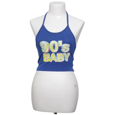 Haltertop (Blauw, Meerkleurig) van O-Mighty