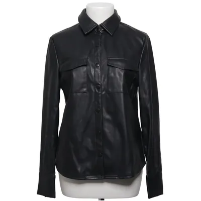 Overshirt (Black) from Linn Ahlborg x NA-KD Polyester, Polyurethane