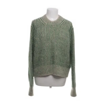 Trui (Groen, Beige) van Second Female Acryl, Mohair, Polyamide, Wol