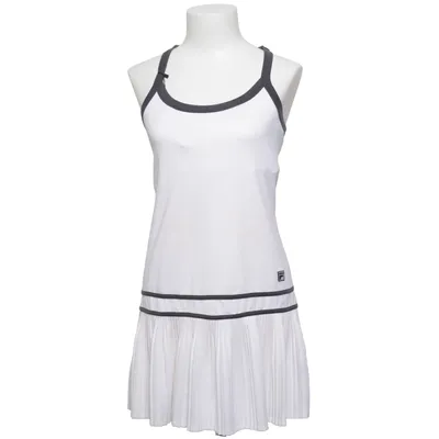 Robe de sport (Blanc, Gris) de Fila Élasthane, Polyester