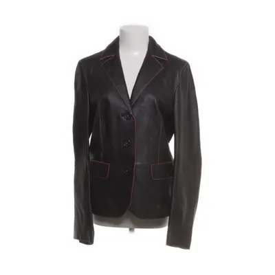 Läderkavaj (Brun) från More & More Polyester, Skinn