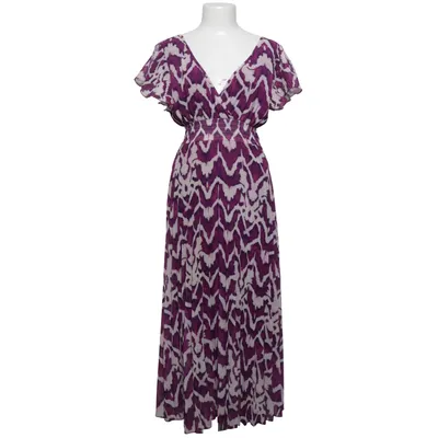 Maxi jurk (Lila, Wit) van Senes Elastaan, Viscose