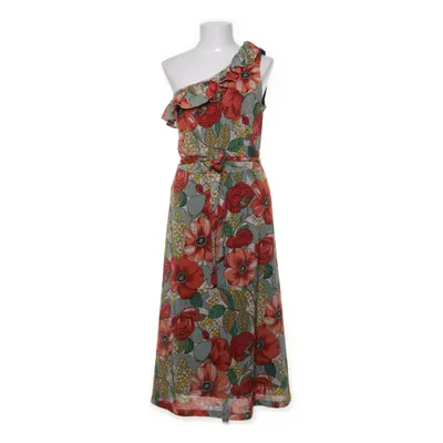 Kleid (Rot, Grün, Mehrfarbig) von King Louie Elasthan, Metallfaser, Polyester