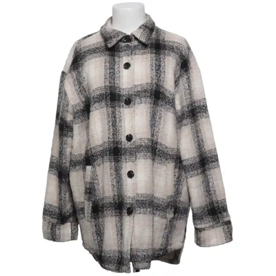 Skjortejakke (Beige, Sort) fra Neo Noir Polyester, Uld