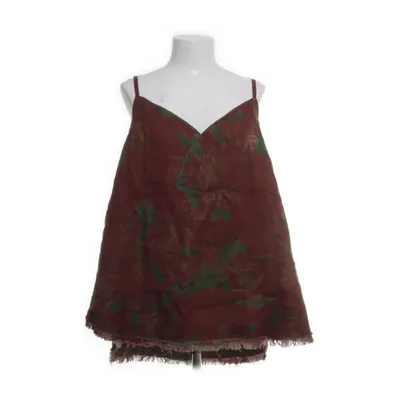 Tank Top (Red, Multicolored) from Buykud Linen