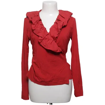 Wikkelblouse (Rood) van IZI Elastaan, Viscose