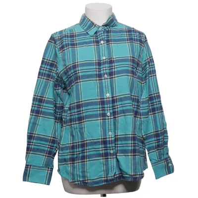 Flanellskjorta (Blå, Grön, Flerfärgad) från Lands' End Bomull