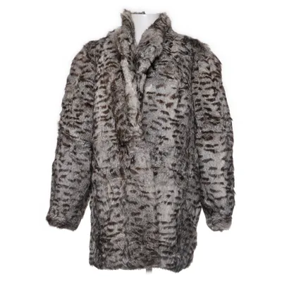 Pälskappa (Grå, Brun) från Echt Pelz Viskos