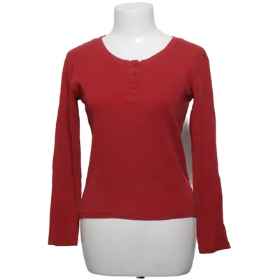 Henley shirt (Rood) van Cubus Elastaan, Organisch katoen