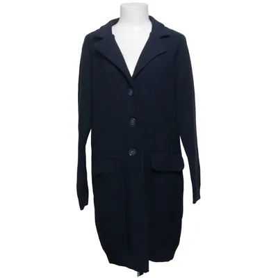 Coat (Blue) from Strandfein Elastane, Polyamide, Polyester, Viscose