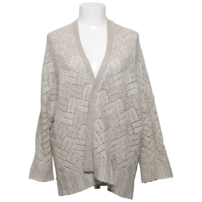 Cardigan (Grijs, Wit) van Grace & Mila Acryl, Metallvezel, Mohair, Polyamide, Wol